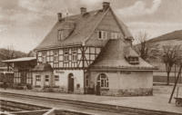 Bahnhof  um 1915