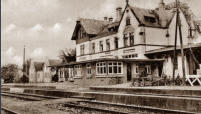 Bahnhof um 1942