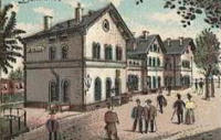 Bahnhof um 1908