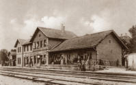 Bahnhof um 1905